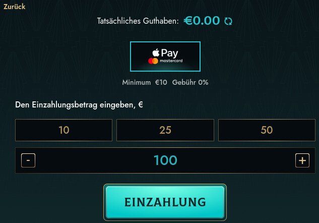 Apple Pay Casino Einzahlung