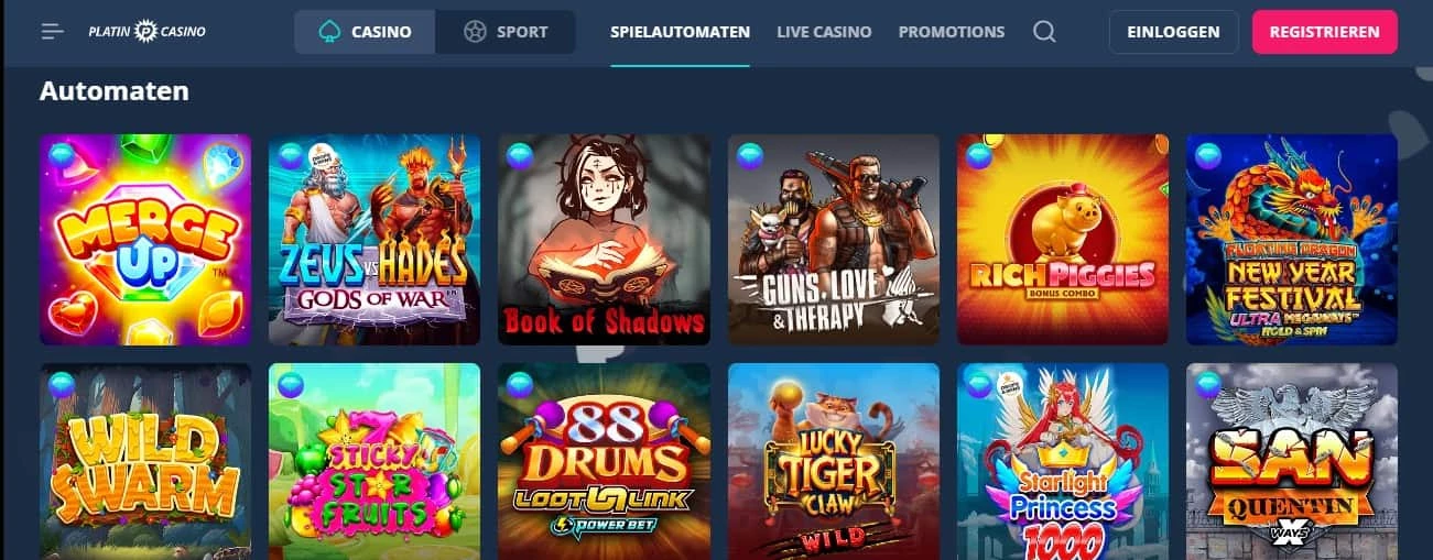 platin casino spiele 